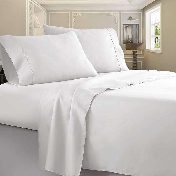 Juego de blancas para cama semidoble 120x190cms